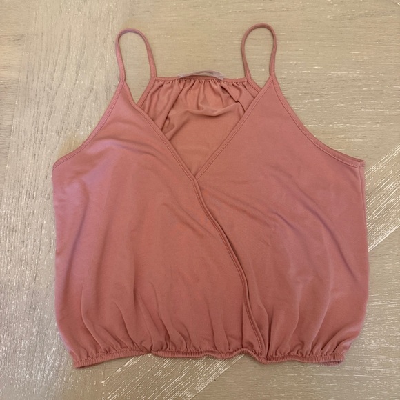 Double Zero Mauve Pink Tank Top Cropped Camisole - Picture 1 of 4